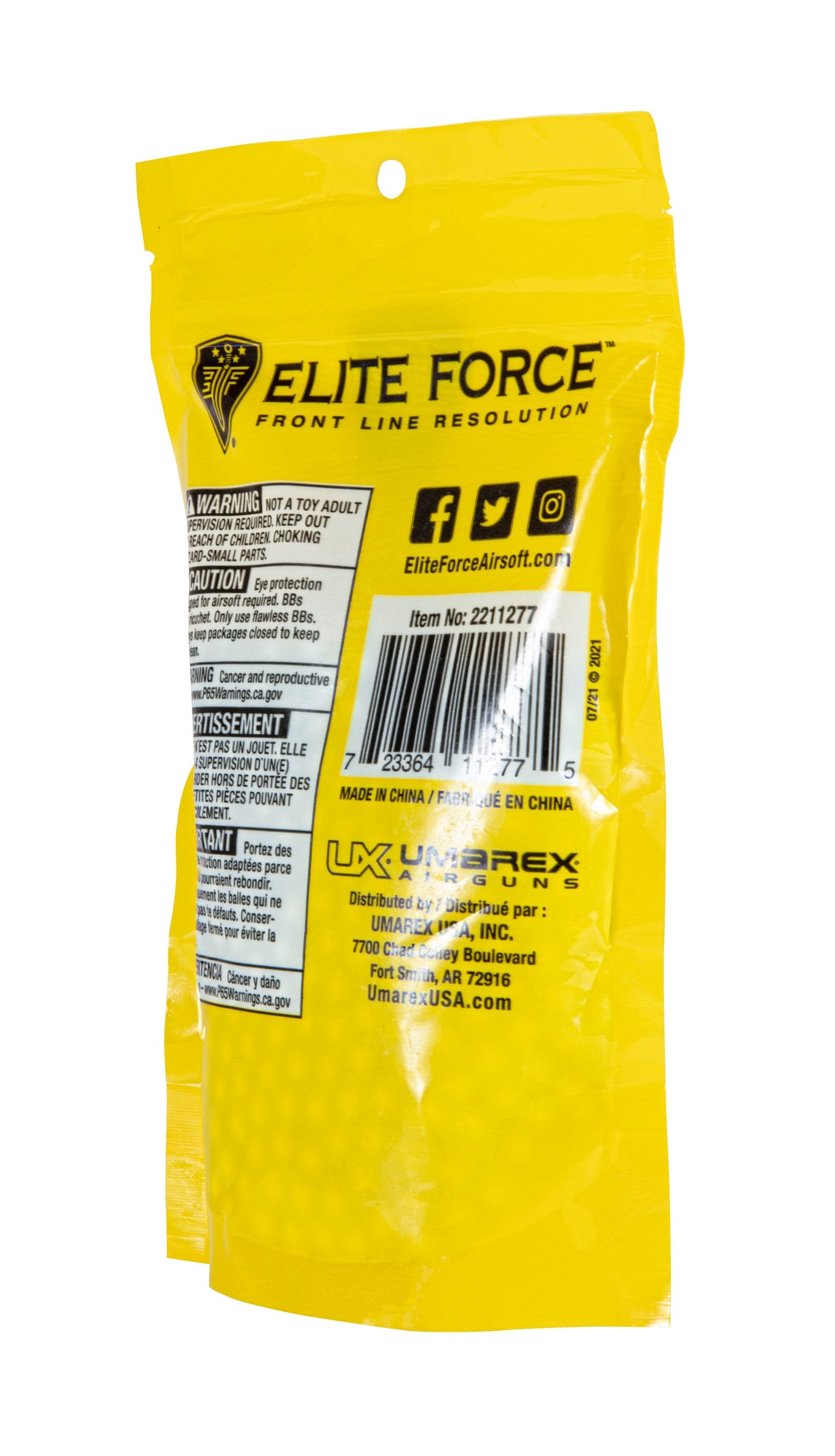 Elite Force Elite Force .20g Tracer BBs 1000 Ct - Light Green