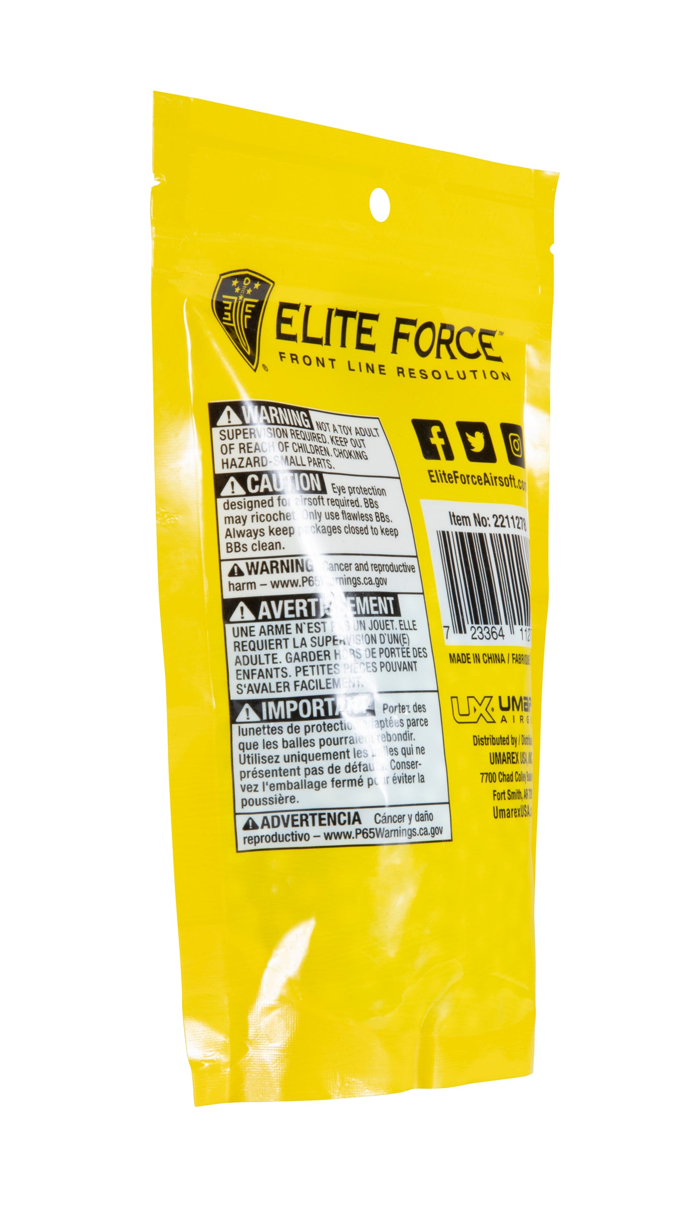 Elite Force Elite Force .25g Tracer BBs 1000 Ct - Light Green