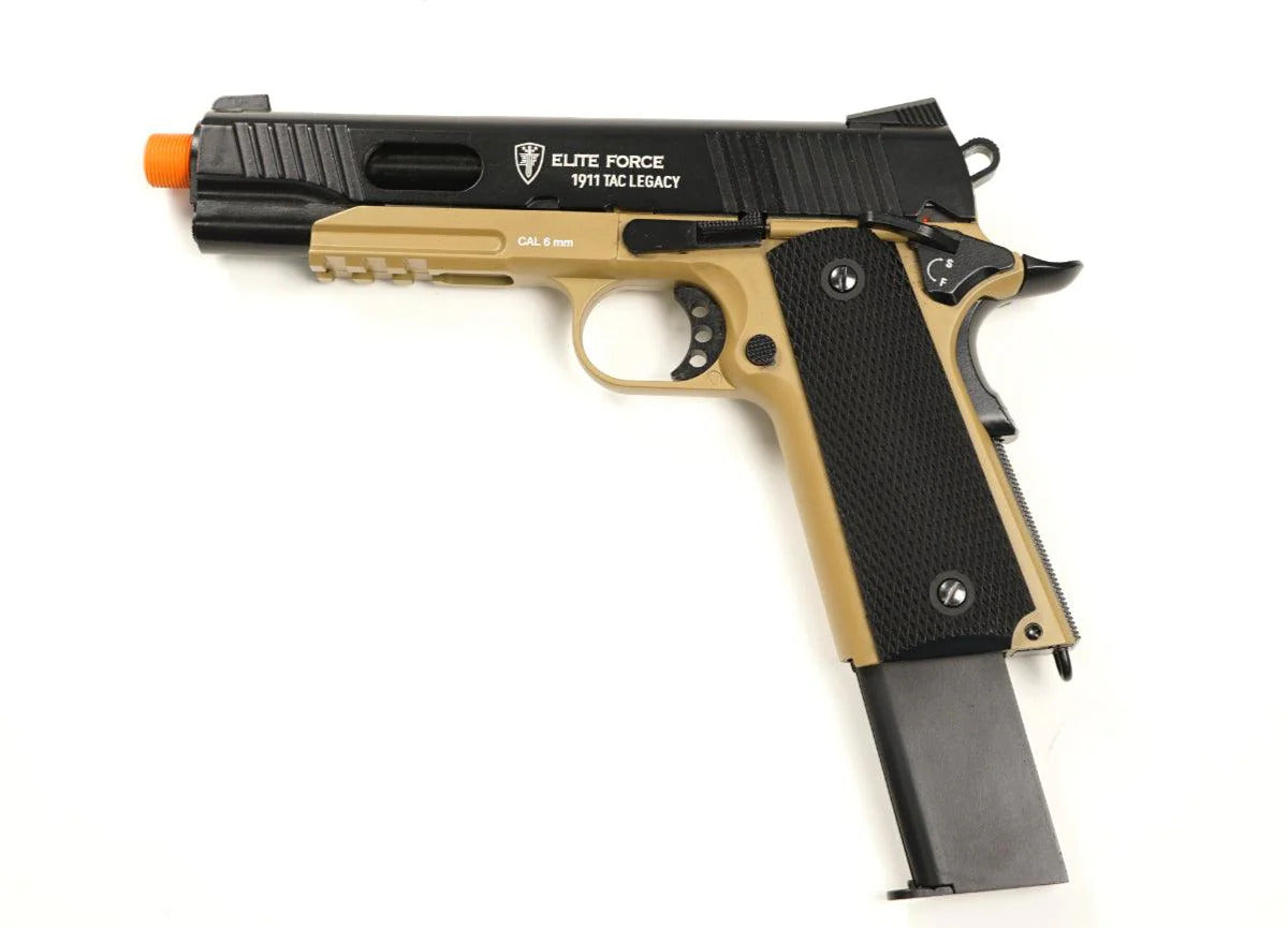 ELITE FORCE USA Elite Force Full Metal 1911 TAC Legacy Edition CO2 Blowback Airsoft Pistol -27 Round Mag