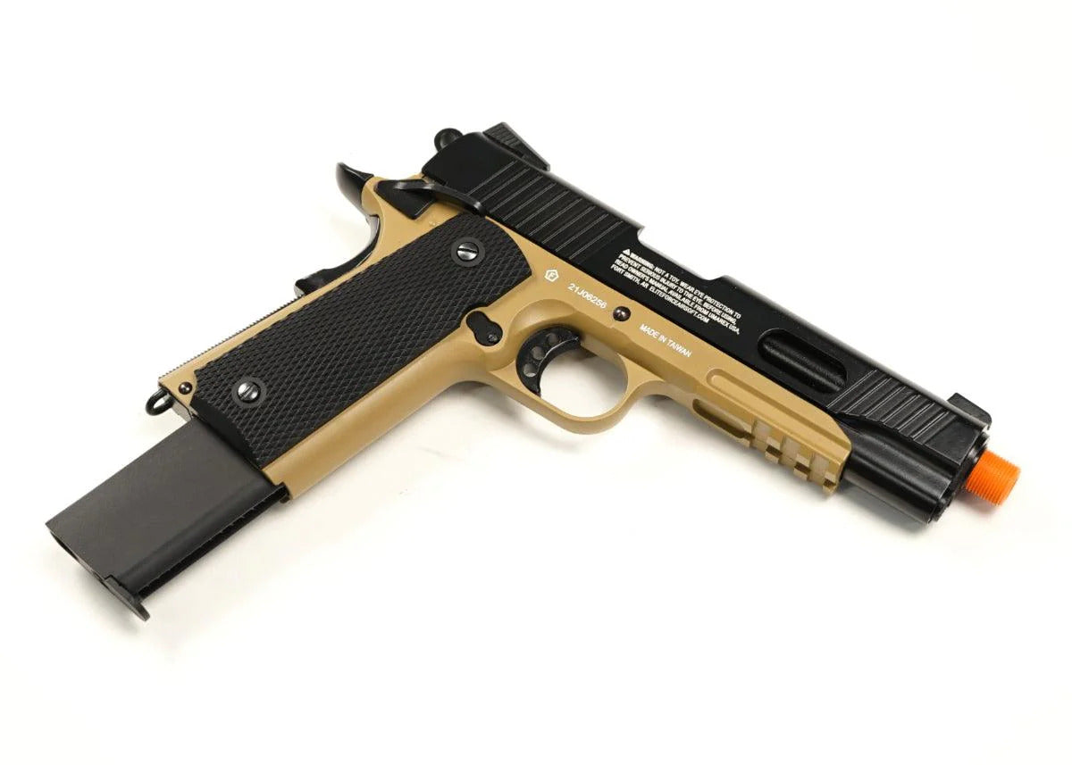 ELITE FORCE USA Elite Force Full Metal 1911 TAC Legacy Edition CO2 Blowback Airsoft Pistol -27 Round Mag