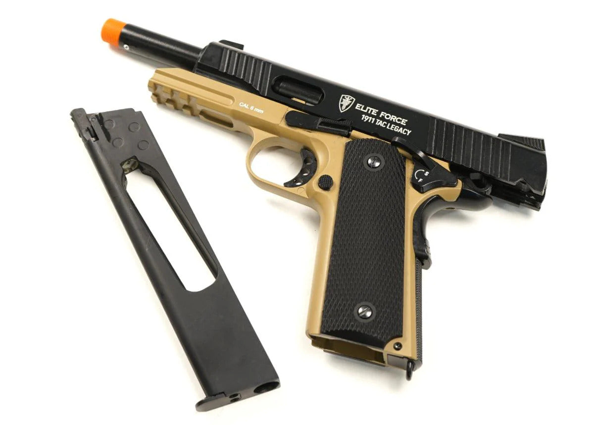 ELITE FORCE USA Elite Force Full Metal 1911 TAC Legacy Edition CO2 Blowback Airsoft Pistol -27 Round Mag