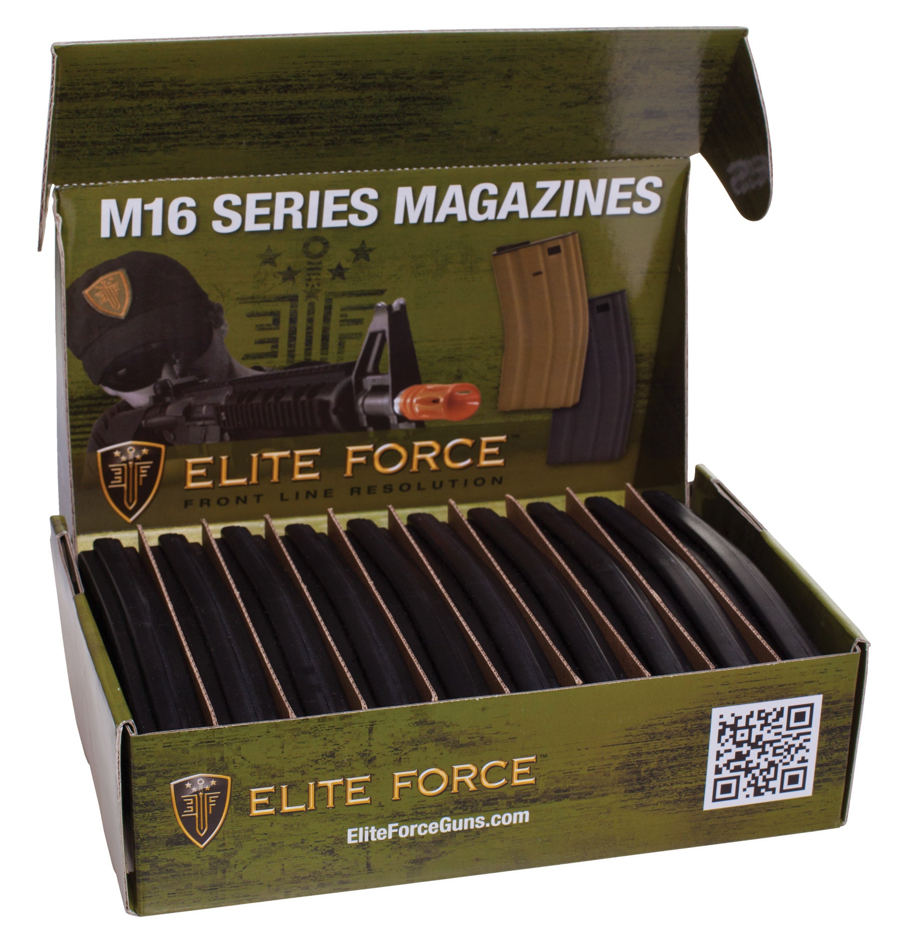 Elite Force Elite Force M4/M16 140rd Mid-Cap Mag - 10 Pack