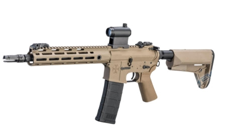 EMG Umbrella Corp EMG Umbrella Corp M4 M-LOK Airsoft AEG Rifle - Tan SBR, 350 FPS