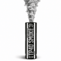 Smoke Grenade Enola Gaye Airsoft TP40 Top Pull Smoke Grenade - White