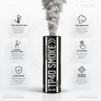 Smoke Grenade Enola Gaye Airsoft TP40 Top Pull Smoke Grenade - White
