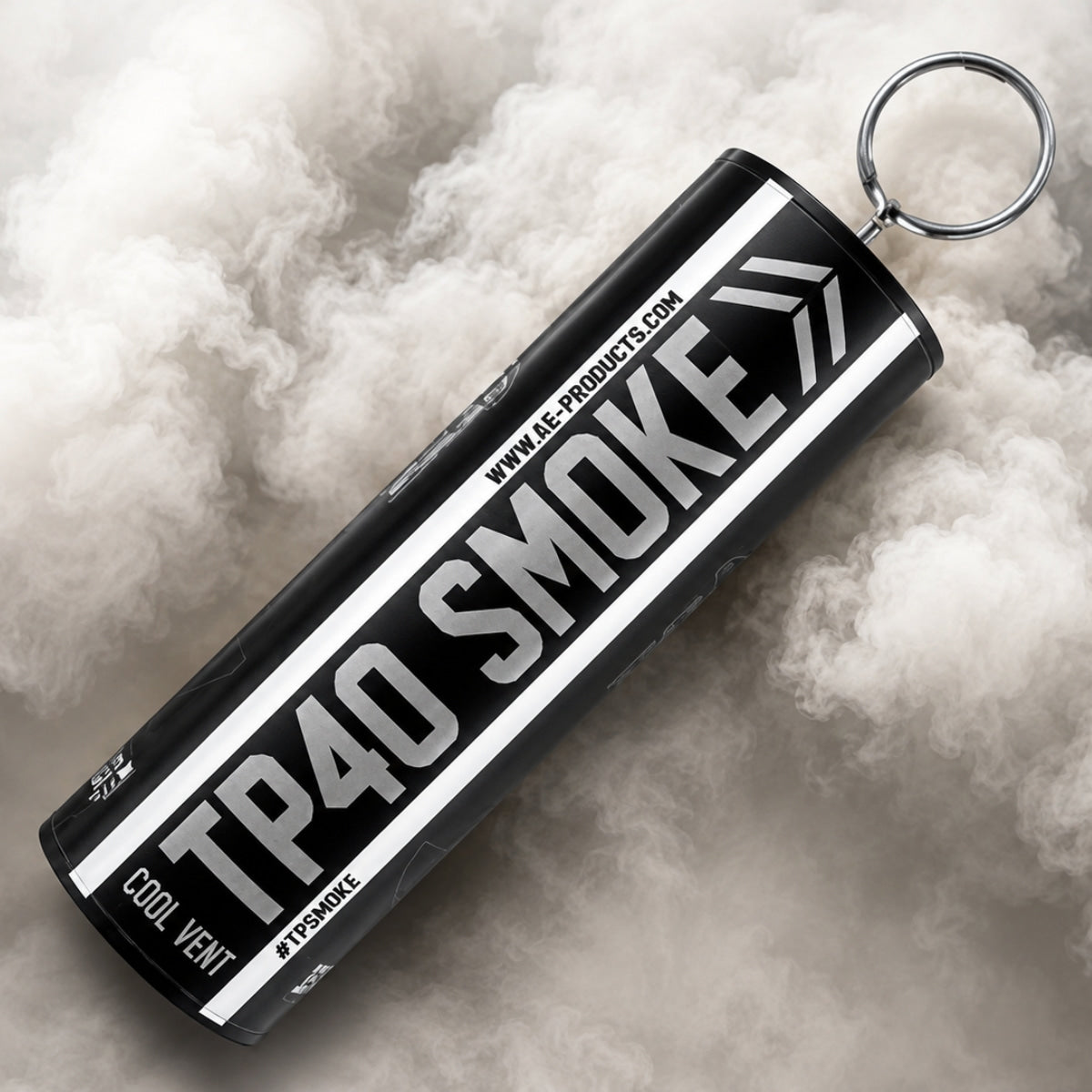Smoke Grenade Enola Gaye Airsoft TP40 Top Pull Smoke Grenade - White