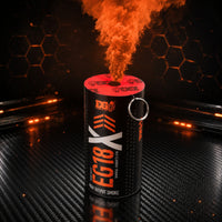Smoke Grenade Enola Gaye EG18X Extreme Output Airsoft Wire Pull Large Smoke Grenade - Orange