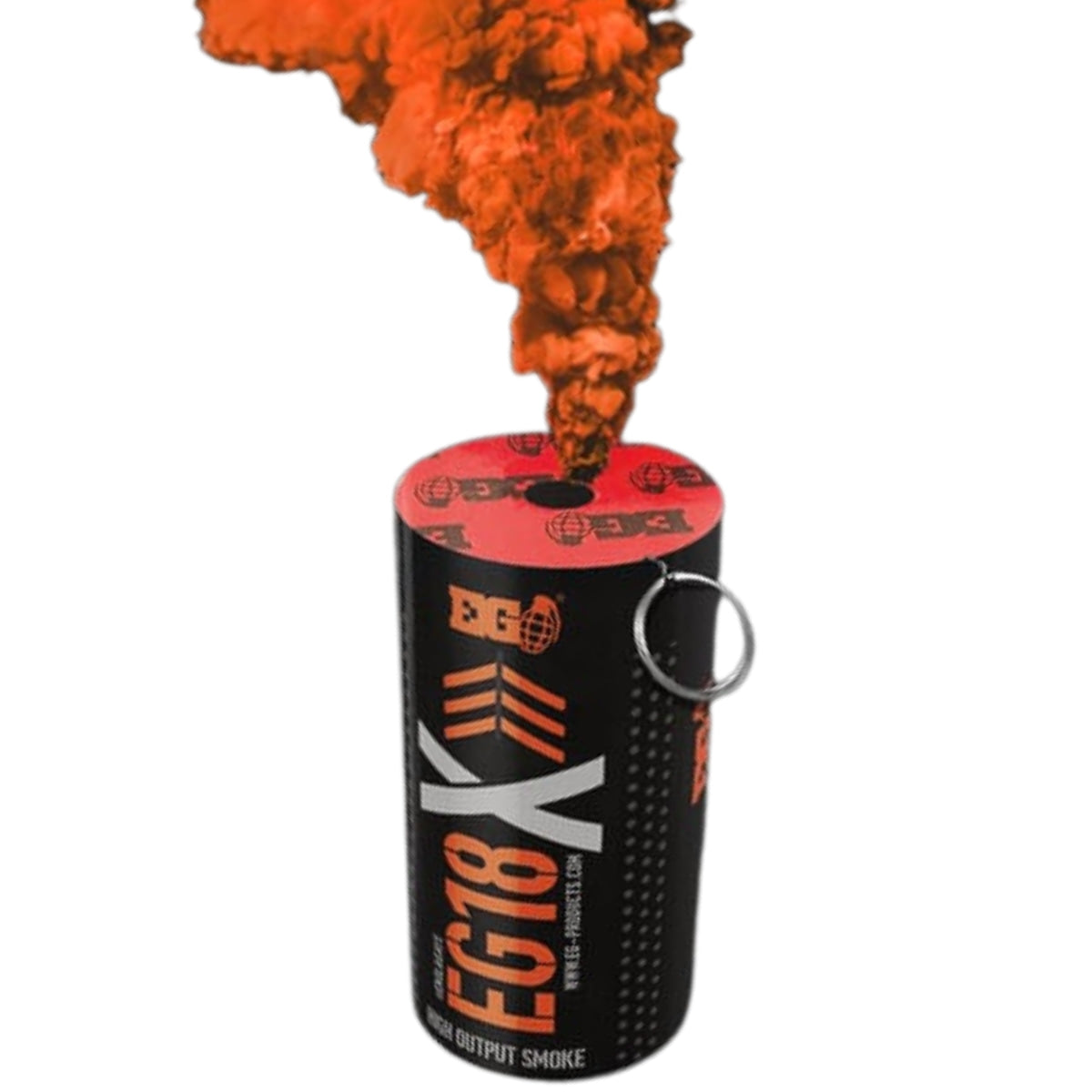 Smoke Grenade Enola Gaye EG18X Extreme Output Airsoft Wire Pull Large Smoke Grenade - Orange