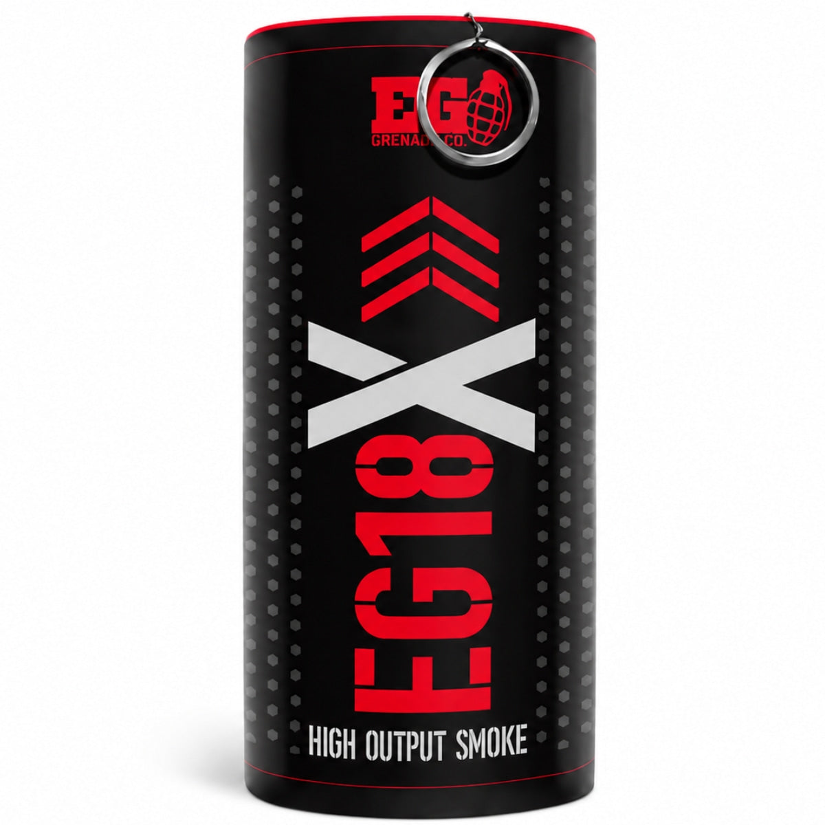 Smoke Grenade Enola Gaye EG18X Extreme Output Airsoft Wire Pull Large Smoke Grenade - Red