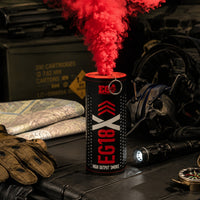 Smoke Grenade Enola Gaye EG18X Extreme Output Airsoft Wire Pull Large Smoke Grenade - Red