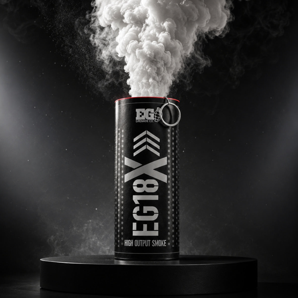 Smoke Grenade Enola Gaye EG18X Extreme Output Airsoft Wire Pull Large Smoke Grenade - White