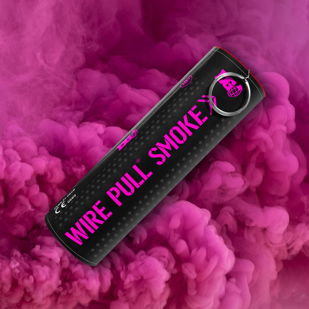 Airsoft Accessories Enola Gaye Pink Pull Smoke Airsoft Grenade - WP40