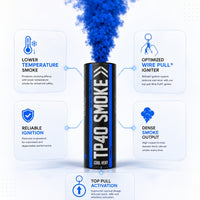 Smoke Grenade Enola Gaye TP40 Top Pull Smoke Grenade - Blue