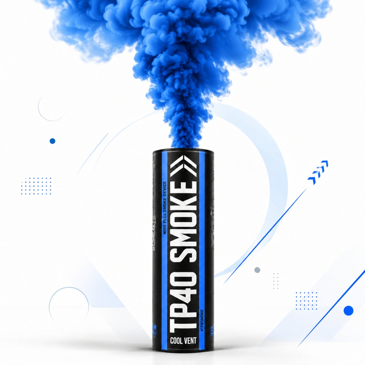 Smoke Grenade Enola Gaye TP40 Top Pull Smoke Grenade - Blue