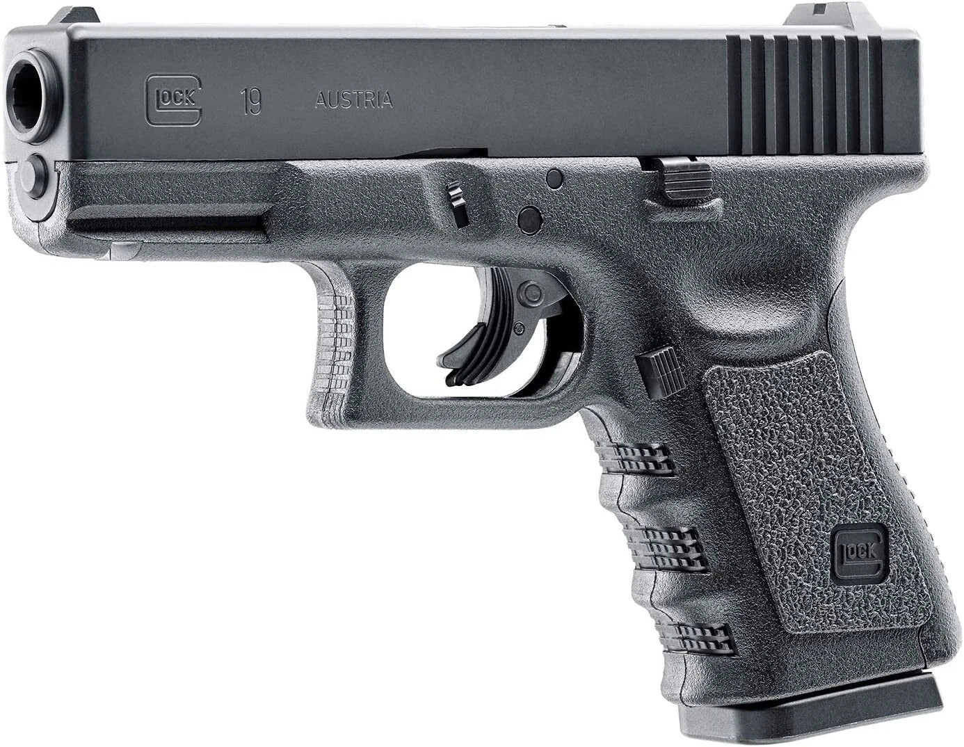 CO2 Air Gun Glock 19 Gen 3 Air Pistol .177 Cal w/ Steel BB & CO2 - Bundle Set