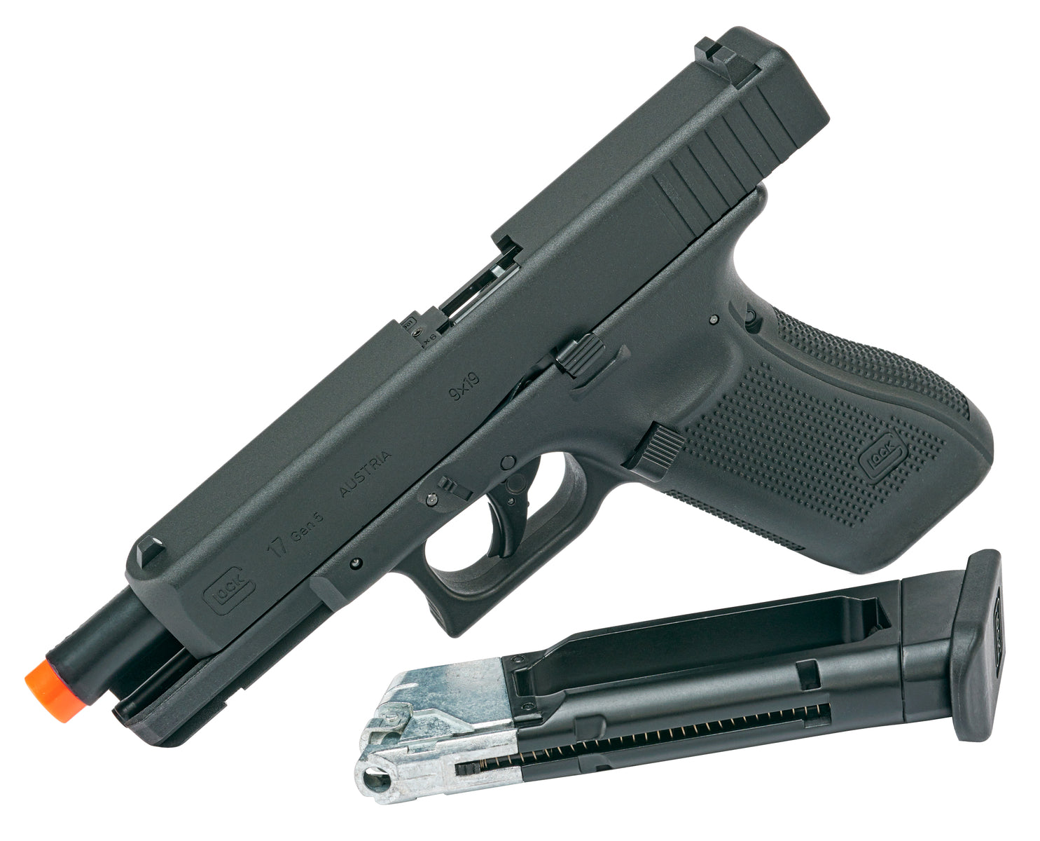 GLOCK Glock G17 Gen 5 CO2 Blowback Airsoft Pistol - 6mm, 14 Round Mag