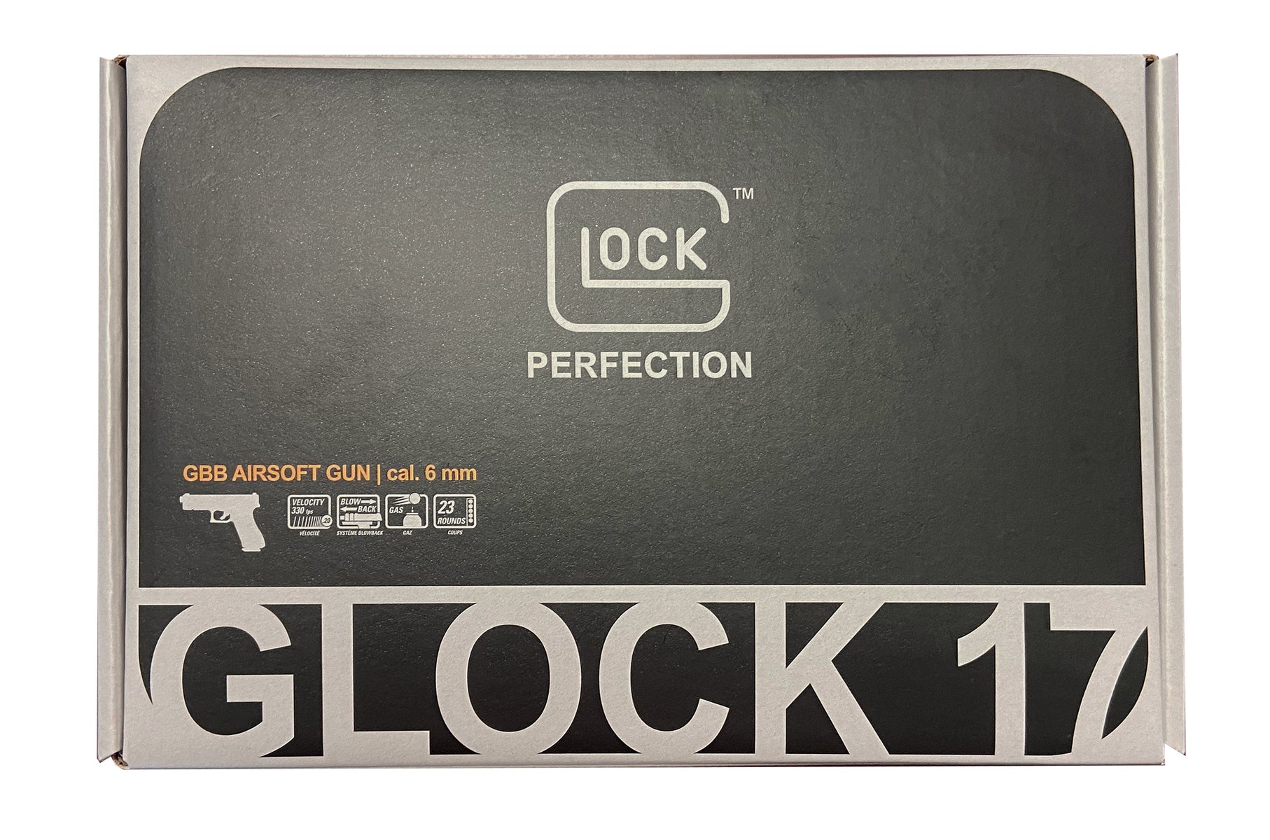 GLOCK Glock G17 Gen 5 GBB Airsoft Pistol - 6mm, Black, 23 Round Mag