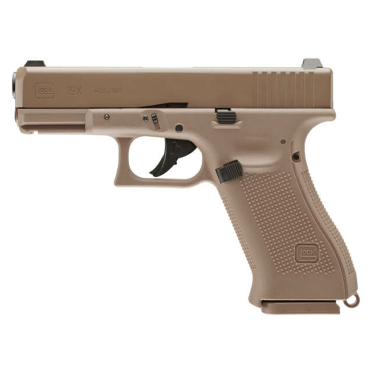 CO2 Air Gun GLOCK G19X Coyote CO2 BB Air Gun Pistol .177 Caliber