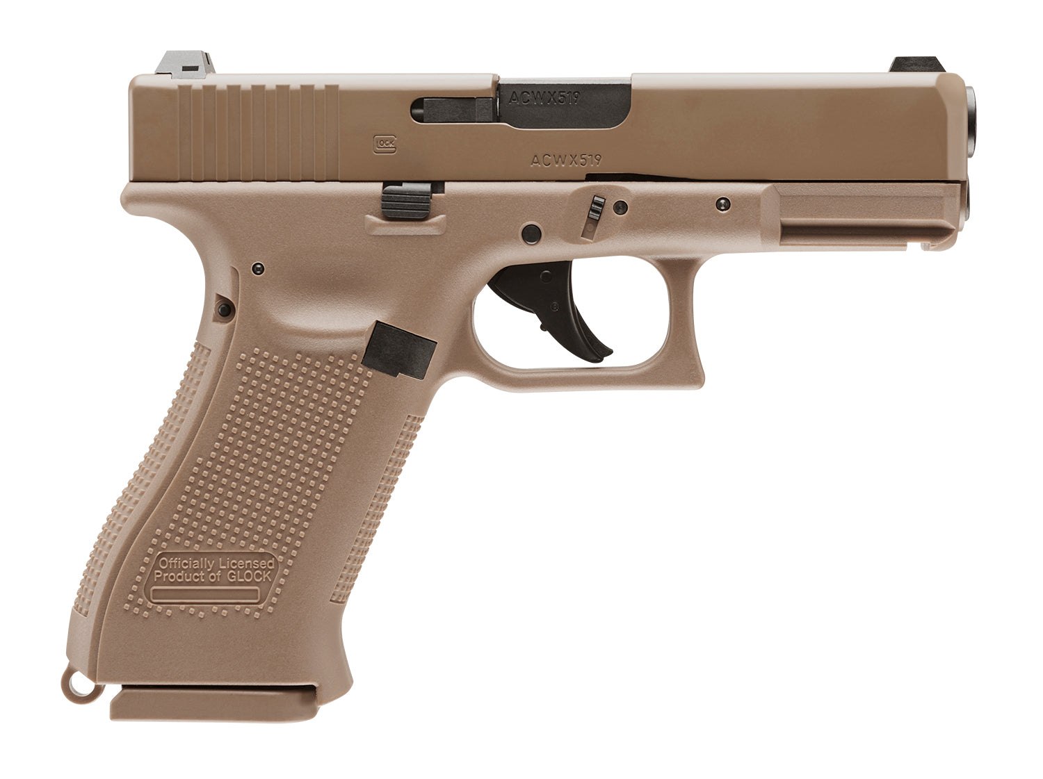 Elite Force GLOCK G19X Coyote CO2 BB Air Gun Pistol .177 Caliber