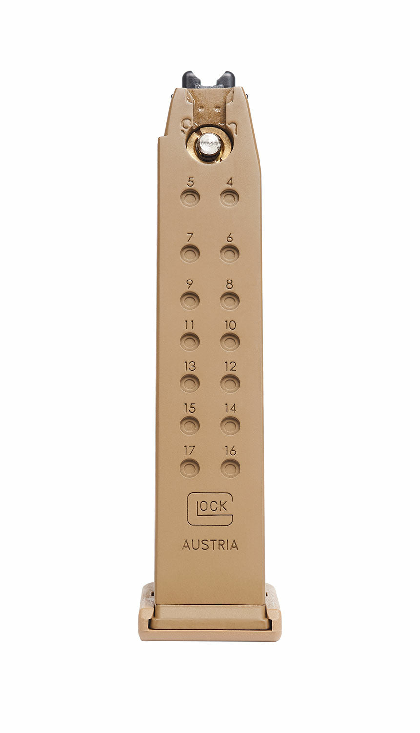 Elite Force GLOCK G19X GBB Airsoft Magazine - 23 Rounds, Coyote Tan