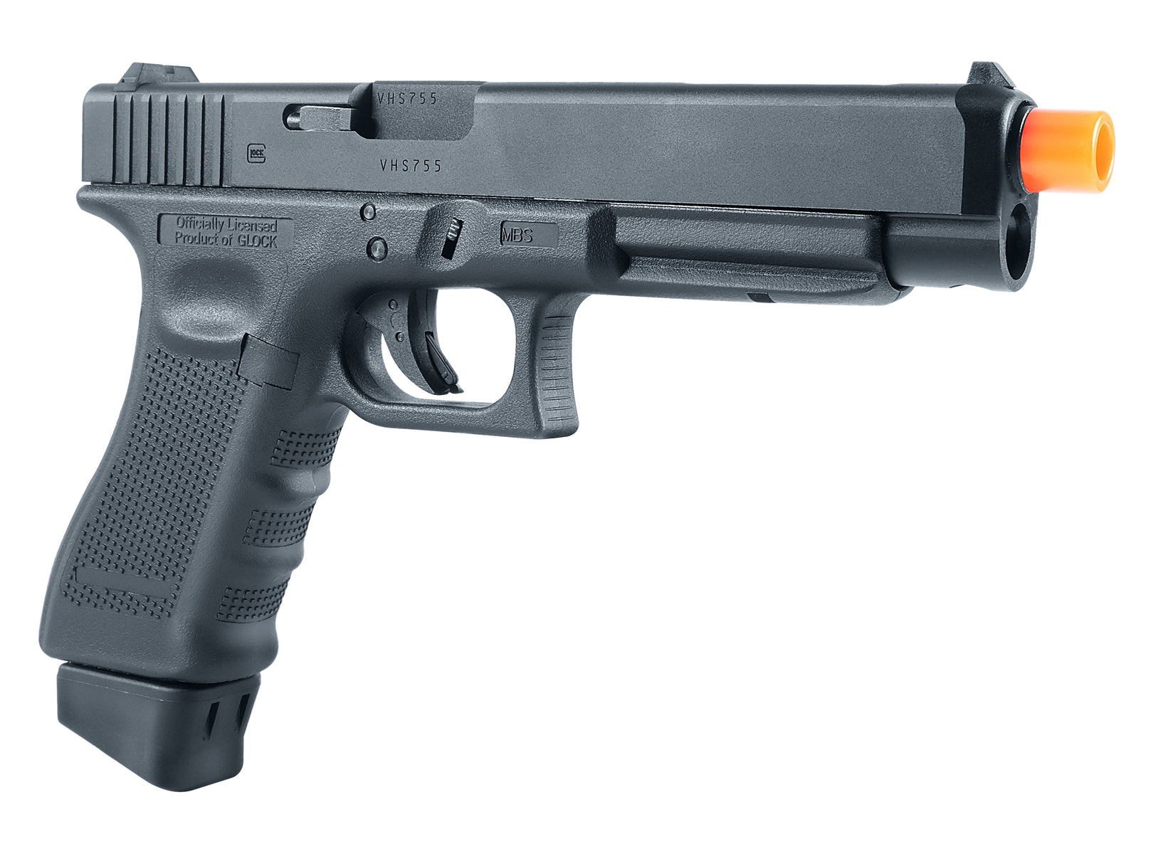 GLOCK Glock G34 Gen 4 Deluxe CO2 Airsoft Pistol - 6mm, Black, 23 Round Mag