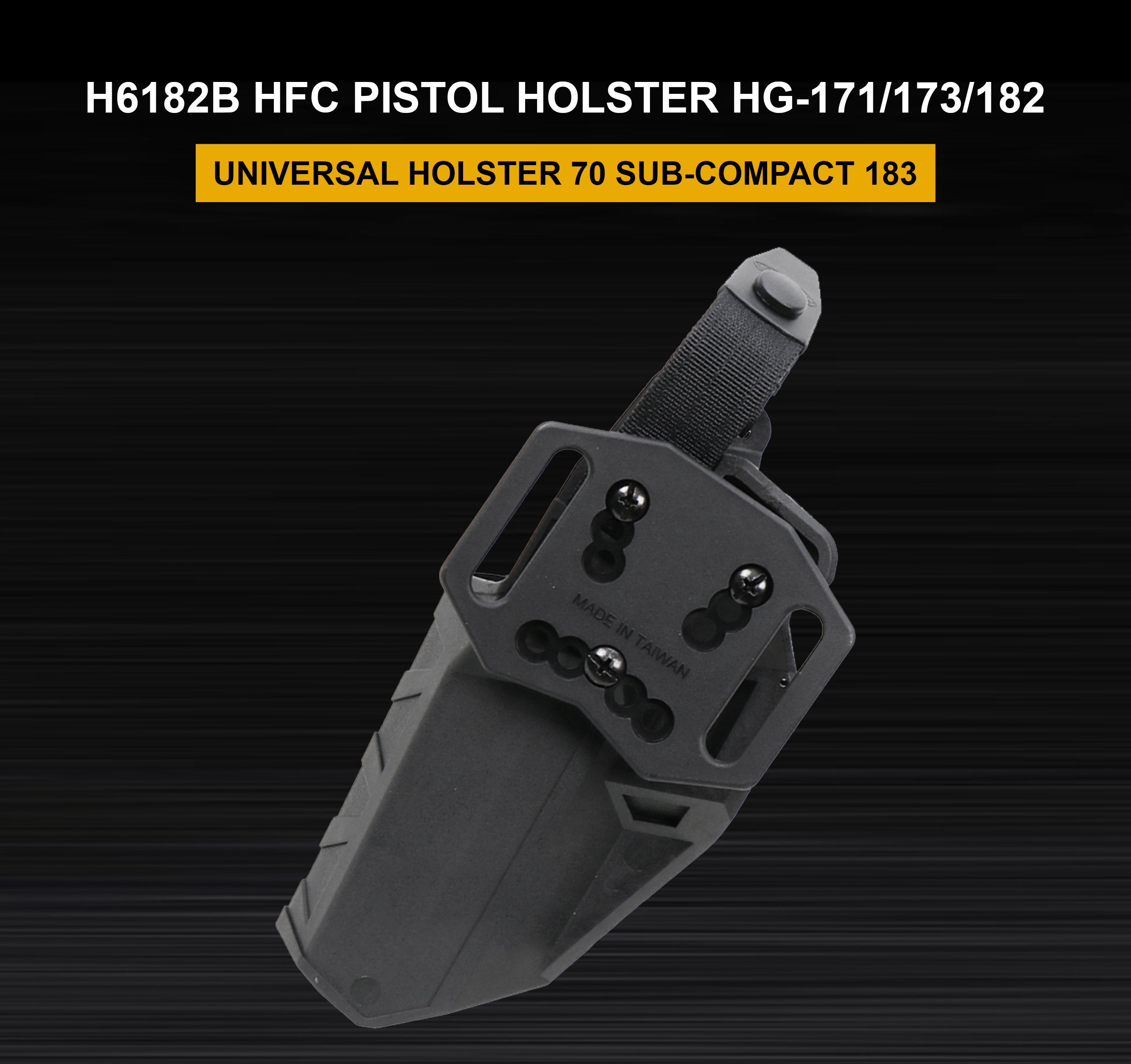 HFC H6182B HFC PISTOL HOLSTER HG-171/173/182
