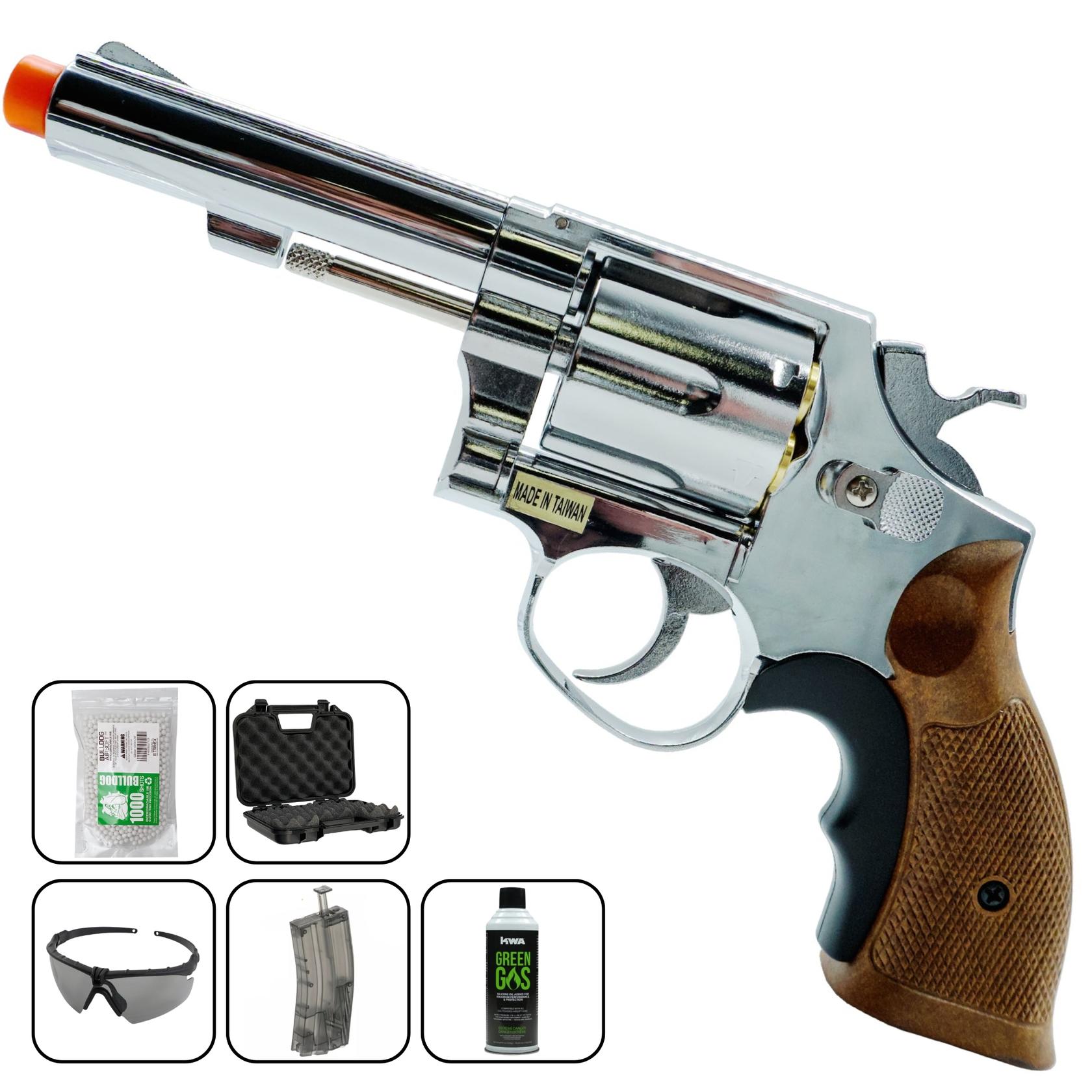 Airsoft Revolver HFC Airsoft Full Metal Gas Revolver