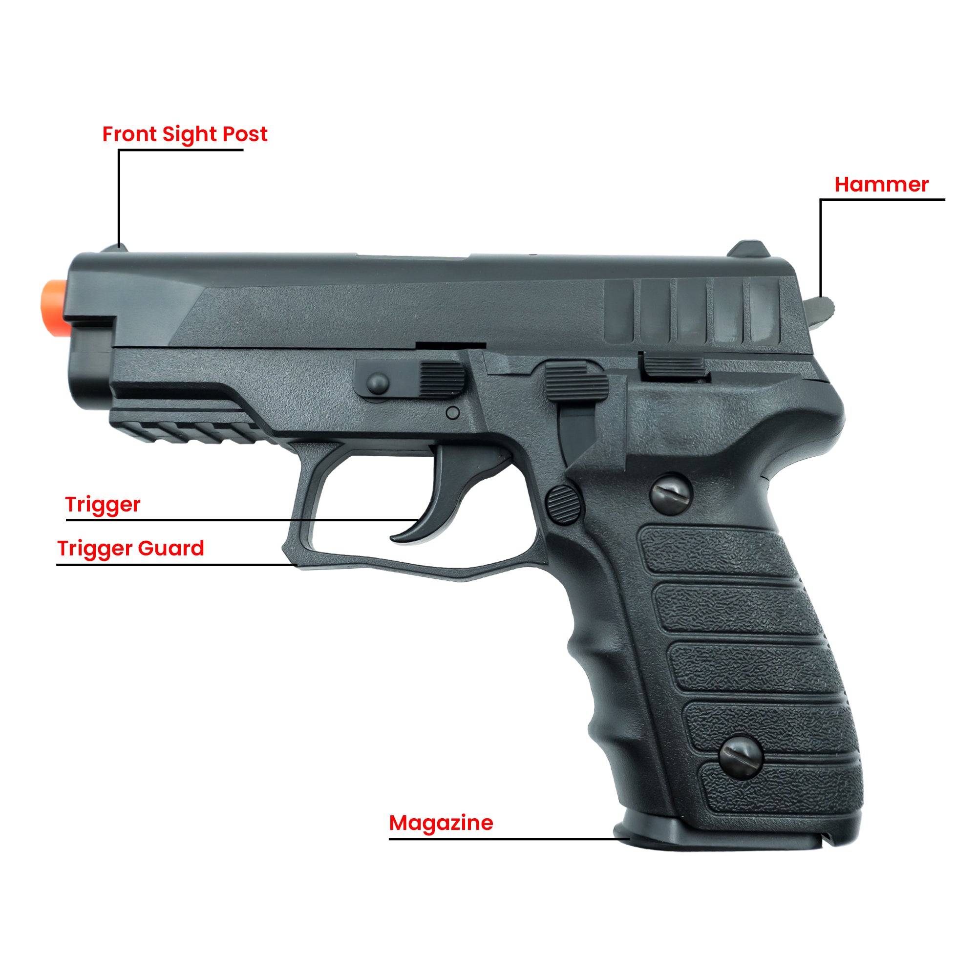 Airsoft Spring Pistol HFC Airsoft Spring Powered Pistol HA-183