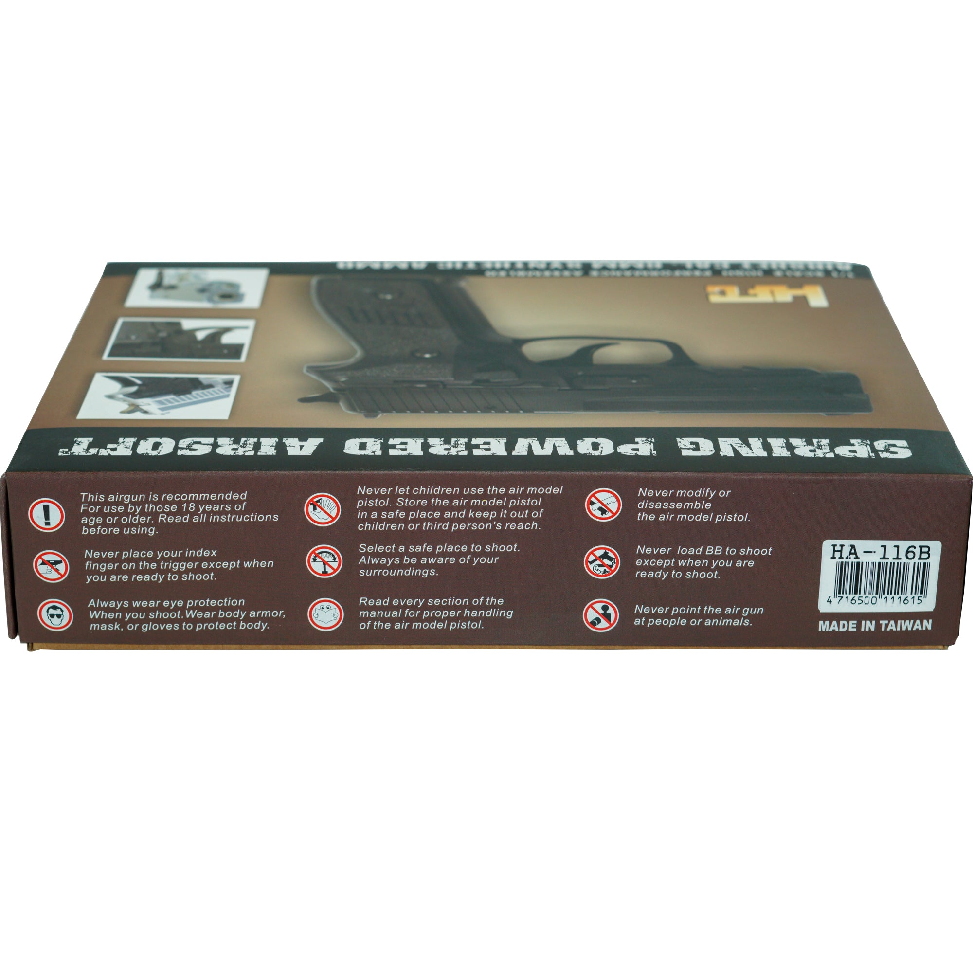 Airsoft Spring Pistol HFC Airsoft Spring Powered Pistol P226-style