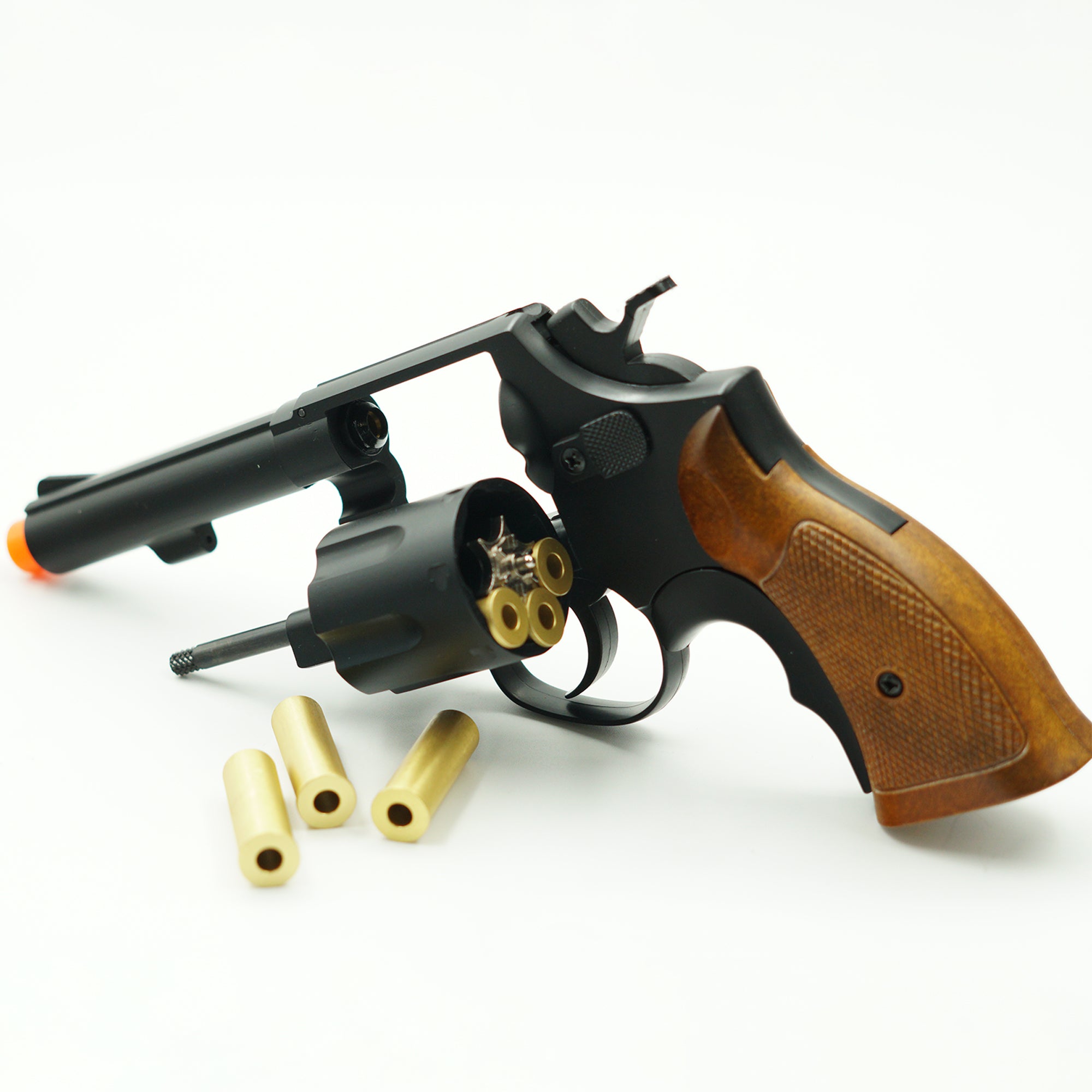 Airsoft Gas Revolver HFC Green Gas Powered Airsoft Revolver