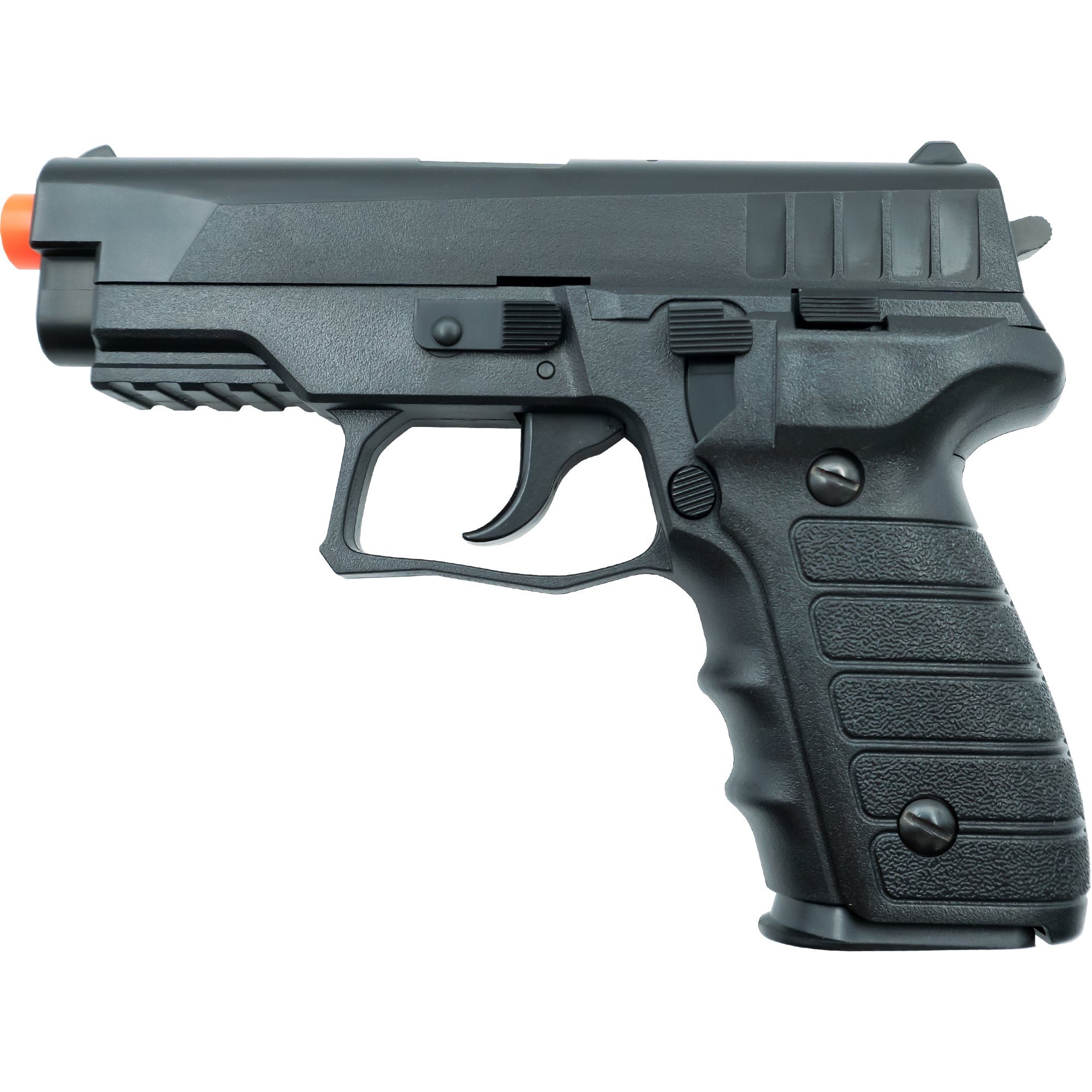 Airsoft Spring Pistol HFC HA-183 Spring Airsoft Pistol Bundle w/ BBs, Case, Goggles & Speed Loader