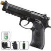 HFC HG 190 GBB Gas Airsoft Pistol W/ BBs, Gas, Holster and Case