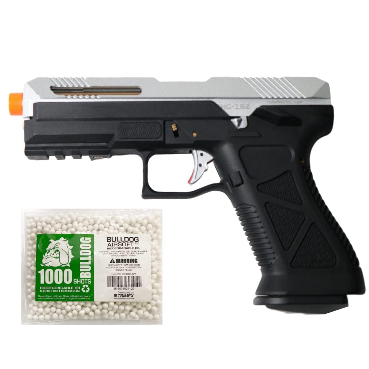 BLACK SPRING AIRSOFT GUN PISTOL FULL SIZE WITH FREE BB'S 1000 BLACK SPRING AIRSOFT GUN PISTOL FULL SIZE WITH FREE BB'S 1000