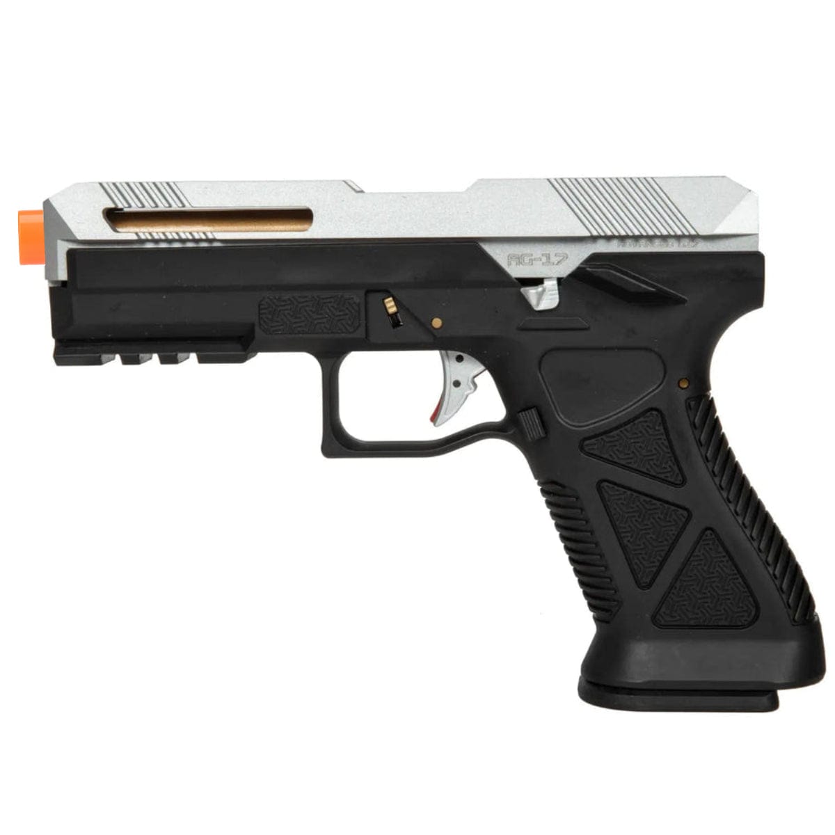 Airsportinggoods HFC HG182 AG17 SCORPION GAS AIRSOFT PISTOL SILVER