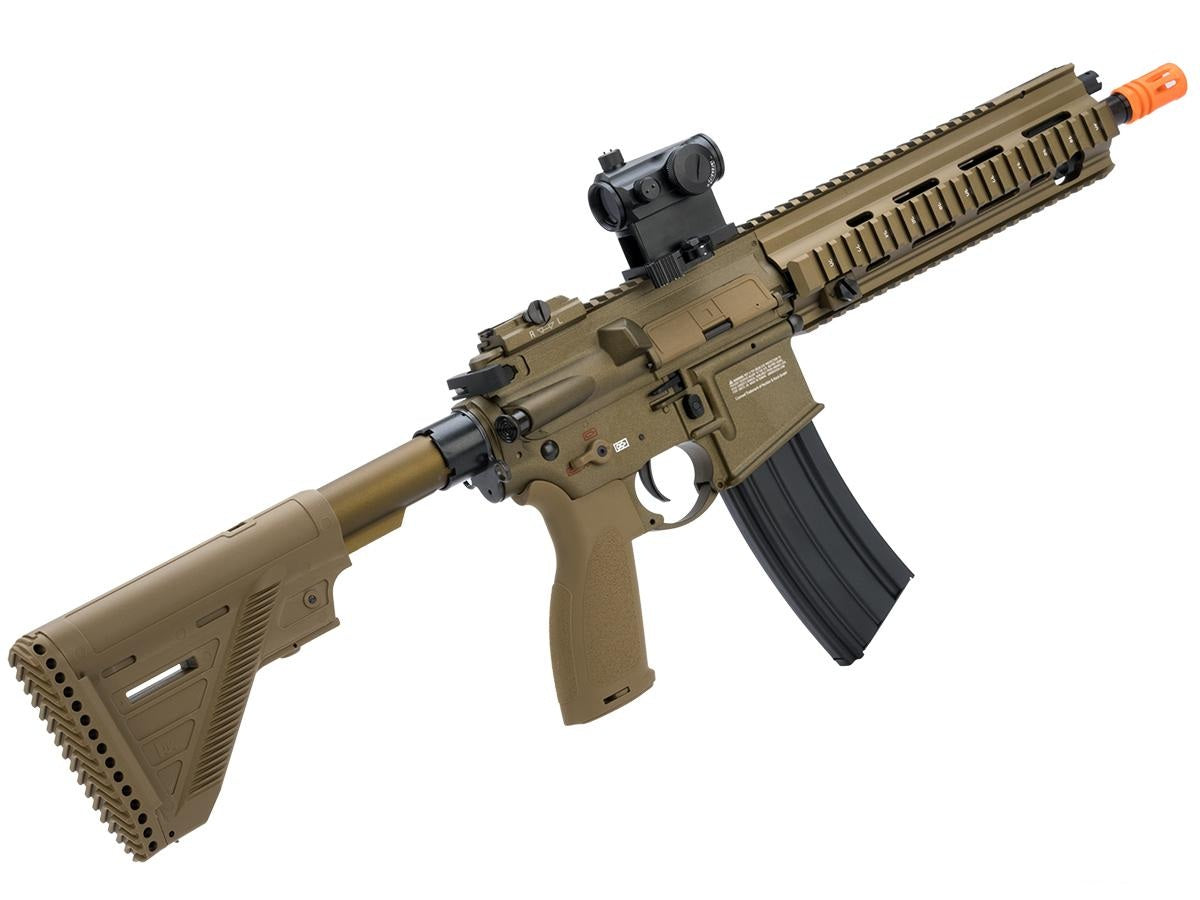 airsoft guns HK 416 A5 Automatic AEG Airsoft Rifle Gun (Tan) - Elite Force