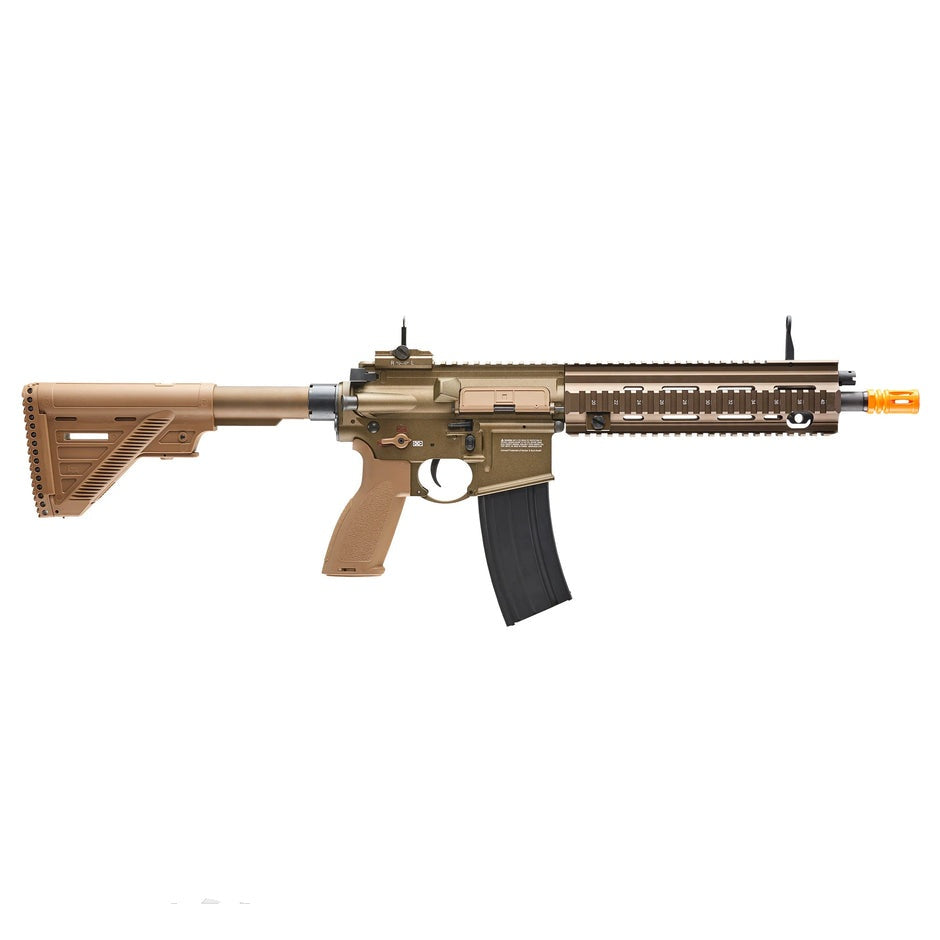airsoft guns HK 416 A5 Automatic AEG Airsoft Rifle Gun (Tan) - Elite Force
