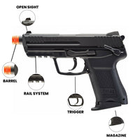 Airsoft GBB Pistol HK 45CT GBB Airsoft Pistol - 6mm Black