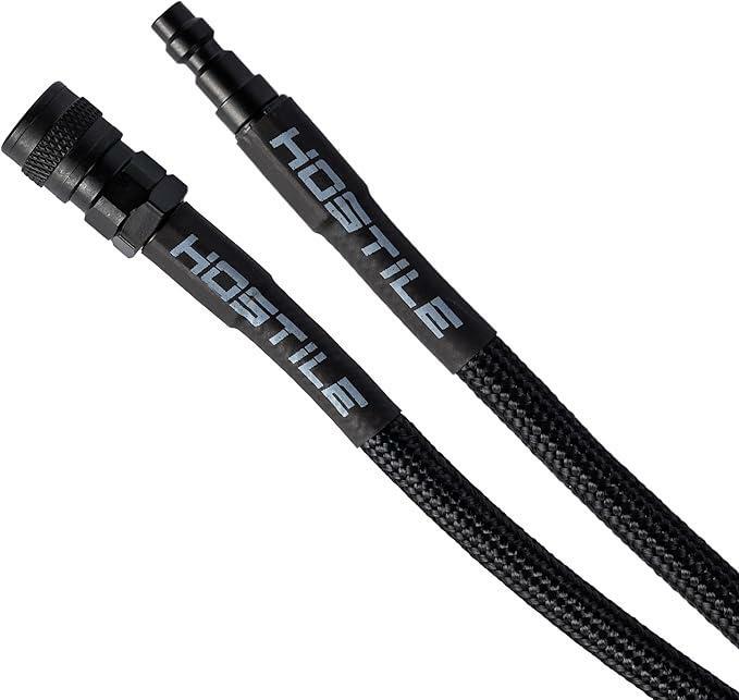 Airsoft Accessories HK Army Hostile AWS Flex Remote Line 42″ Hose – Black
