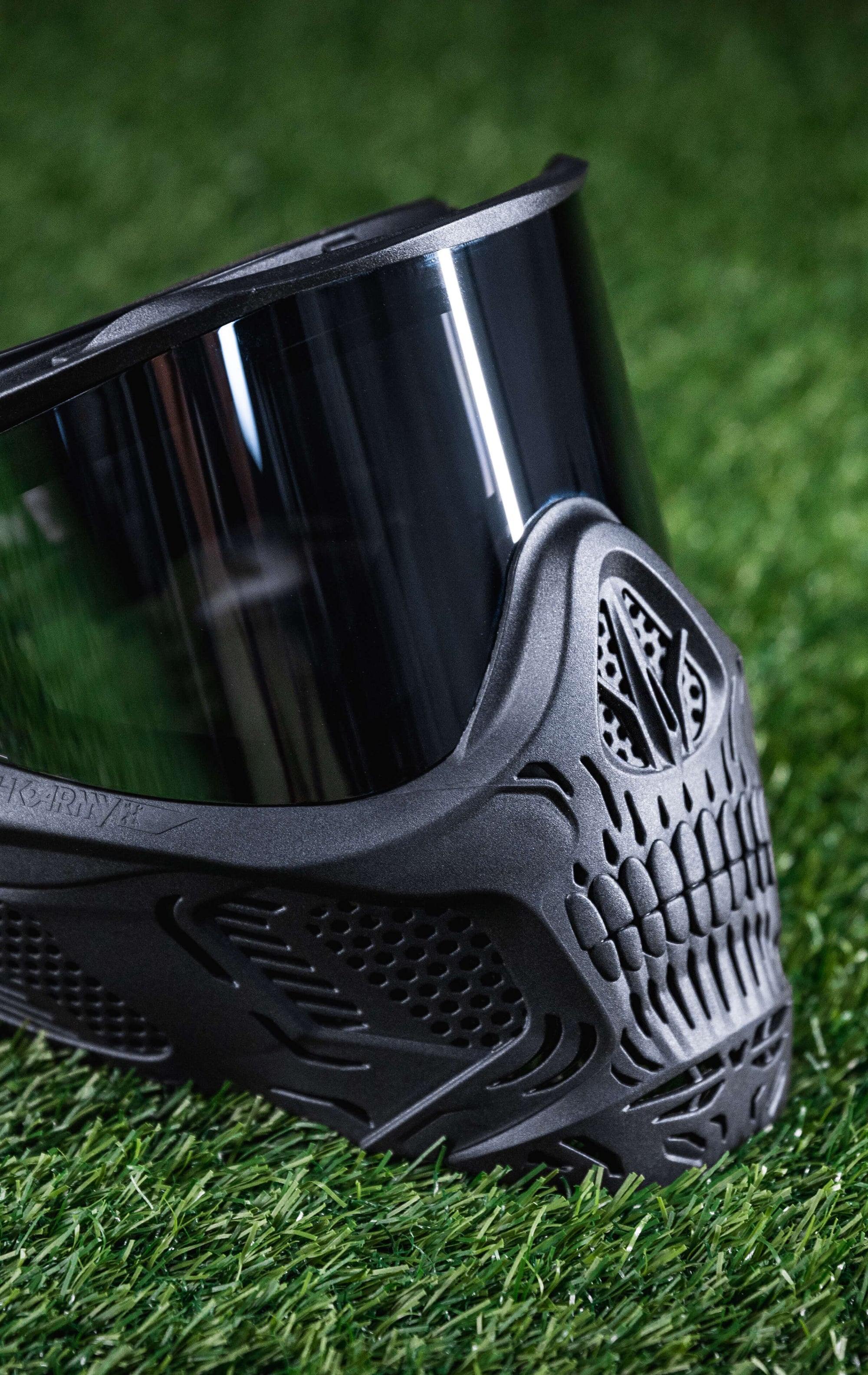 Airsoft Goggles HK ARMY HSTL Skull Punisher Goggle - Black w/ Smoke Lens