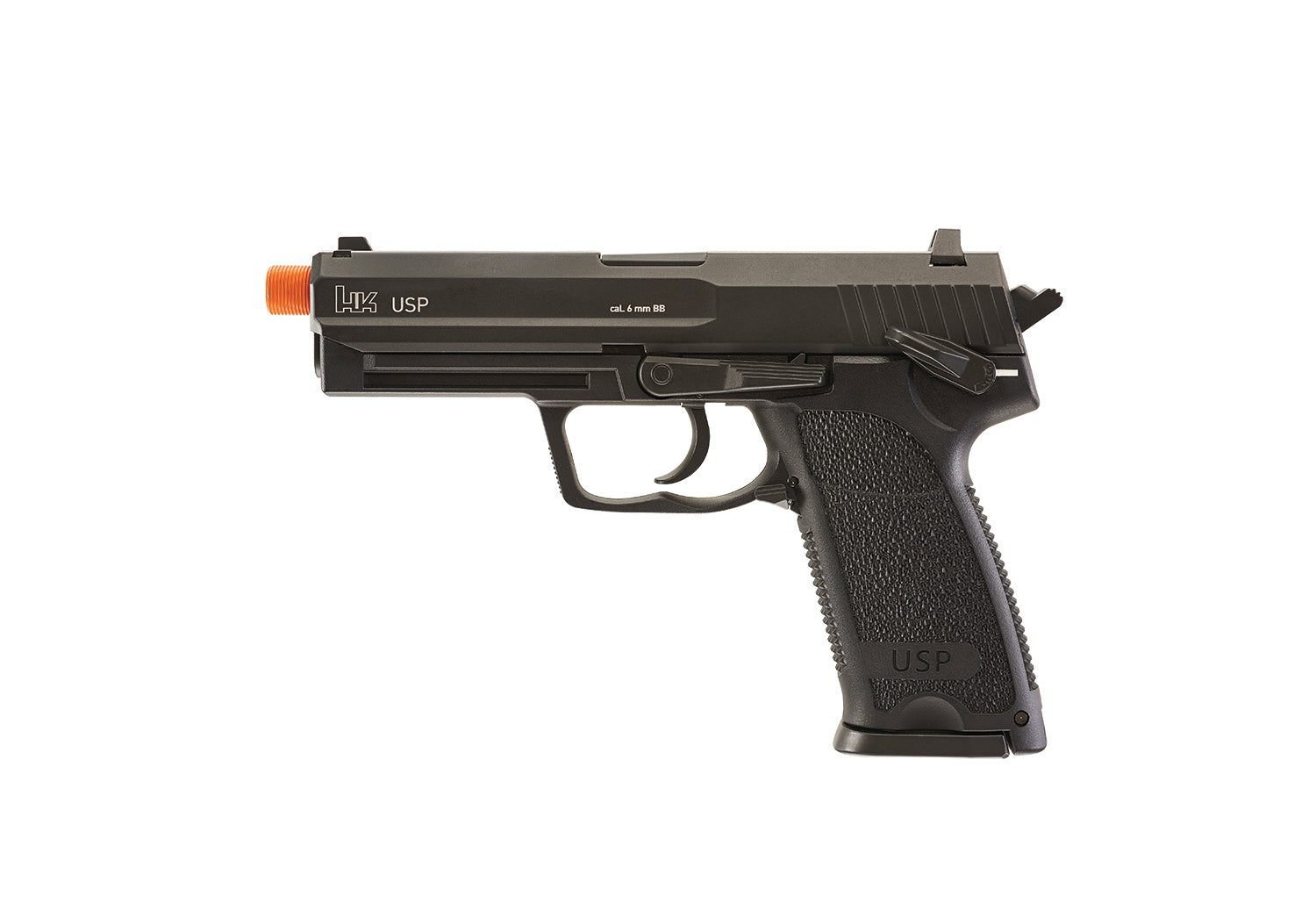 HK Heckler & Koch HK Heckler & Koch USP CO2 6mm BB Pistol Airsoft Gun, Blowback, 18 Rounds, Black