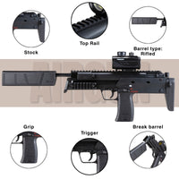 Air Rifle HK MP7 .177 Break Barrel Pellet BB Gun