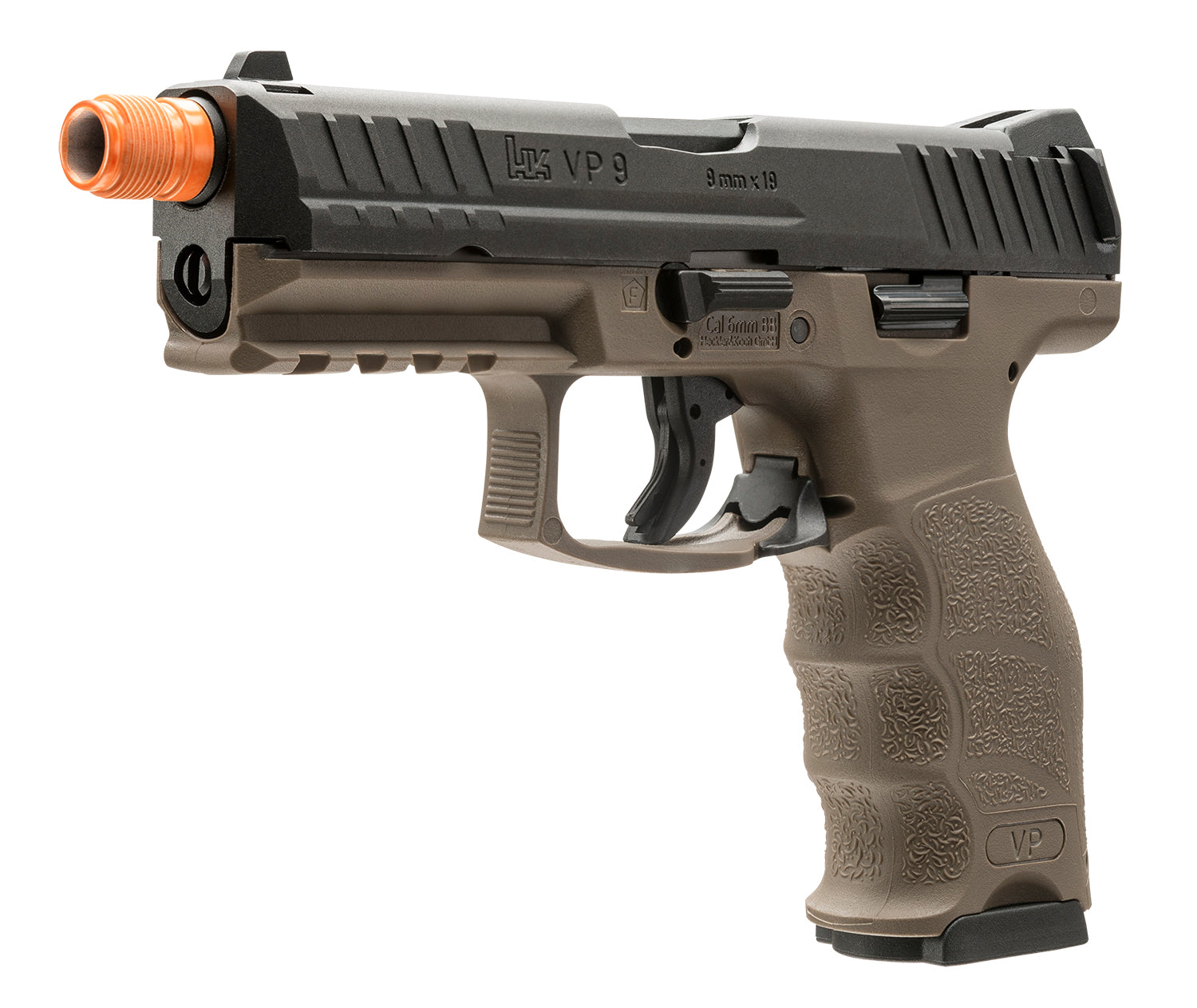 ELITE FORCE USA HK VP9 6mm Airsoft Pistol | Elite Force | FDE | Blowback | 22 Rounds