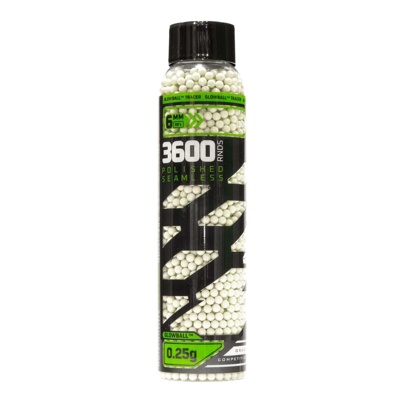 Airsoft BB's Hostile Tracer Airsoft BBs – 0.25g Glow in the Dark – 3600ct Green - HK Army