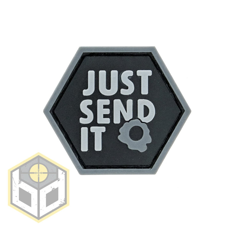 Just Send It Ballistic Hex Patch, PVC