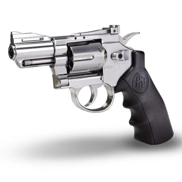 Krown Land KL Herc 2.5 Inch Titan Air Revolver CO2 Dual Ammo Silver