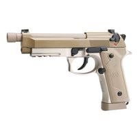 CO2 Air Gun Magazine KL M92 CO2 Blowback Air Pistol with Threaded Barrel – Tan