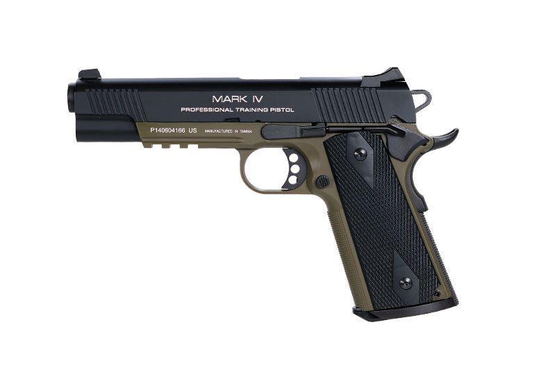 KWA KWA 1911 MK IV PTP Airsoft Gun - Full Metal, OD Green, 21 Rounds, 330 FPS