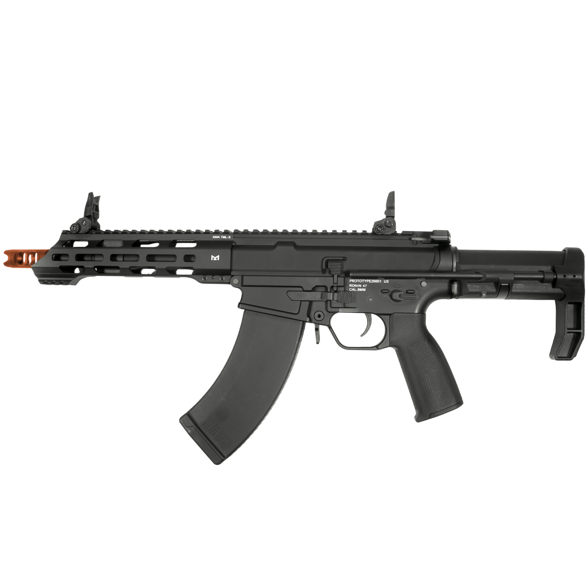 KWA KWA Ronin 47 AEG Rifle - 6mm, Full Auto, Electric, 120-Round Magazine