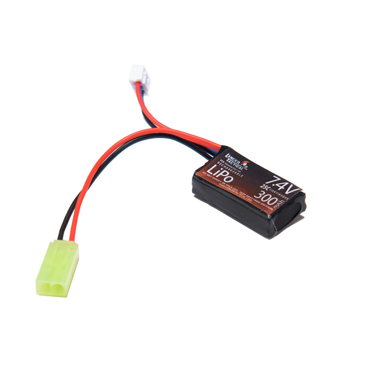 POLARSTAR LANCER TACTICAL 7.4V 300MAH 25C FLAT LIPO BATTERY FOR HPA