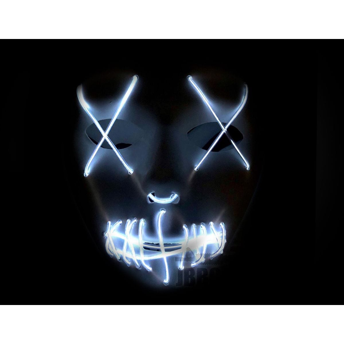 Airsportinggoods TRIMEX LED PURGE WHITE MASK WITH BLUE X